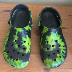 Rare Classic Tie-Dye Graphic Clog Unisex Adult